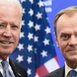 Donald Tusk i amerykański wiceprezydent Joe Biden