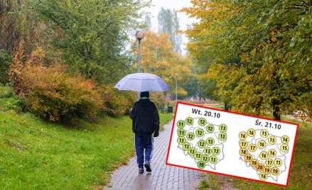 We wtorek chłodno i deszczowo. W środę pogoda w końcu się zmieni