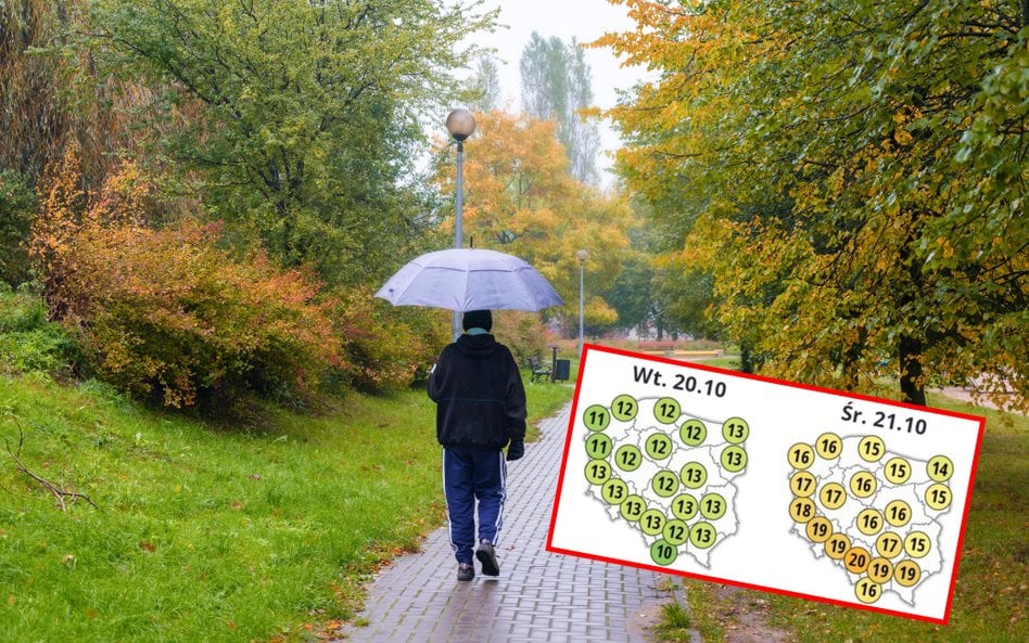 We wtorek chłodno i deszczowo. W środę pogoda w końcu się zmieni