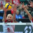 Bartosz Kurek (L) i Jakub Kochanowski podczas meczu finałowego mistrzostw świata siatkarzy z Włocham