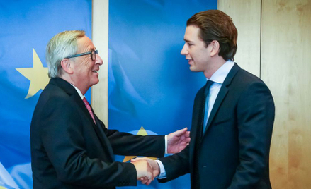 Jean-Claude Juncker i Sebastian Kurz