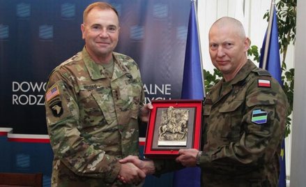 Gen. Ben Hodges spotkał się z gen. Mirosławem Różańskim, dowódcą generalnym rodzajów sił zbrojnych