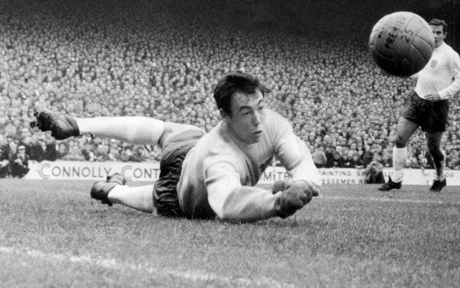 Gordon Banks w meczu Anglia – Walia w roku 1967