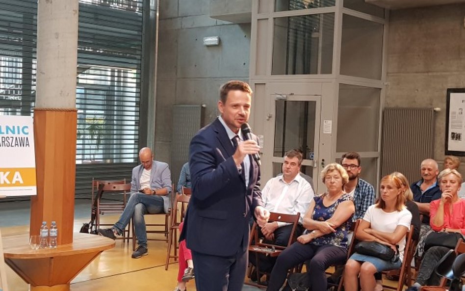 Rafał Trzaskowski na Białołęce, czyli od Sorosa do metra