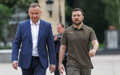 Prezydenci Andrzej Duda i Wołodymyr Zełenski w Kijowie