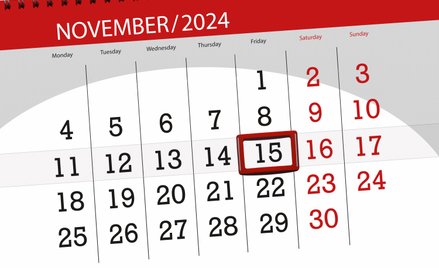 Wydarzy się dziś. Kalendarium wydarzeń na rynkach w dniu 15.11.2024
