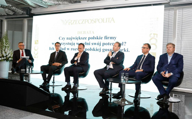 Uczestnicy debaty: Paweł Surówka – PZU, Cezary Kaźmierczak – Związek Pracodawców Polskich, Mirosław 