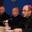 abp Stanisław Gądecki, kard. Stanisław Dziwisz, bp Wojciech Polak