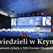 Powiedzieli w Krynicy