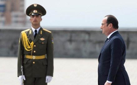 Prezydent Francji Francois Hollande