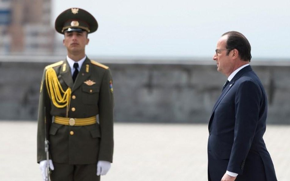 Prezydent Francji Francois Hollande