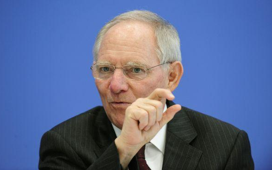 Wolfgang Schaeuble, minister finansów Niemiec