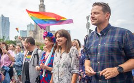 Rafał Trzaskowski aktywnie wspiera Paradę Równości jako pierwszy prezydent w historii miasta