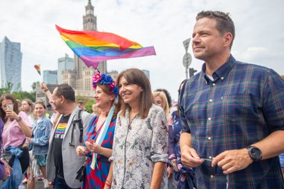 Rafał Trzaskowski aktywnie wspiera Paradę Równości jako pierwszy prezydent w historii miasta