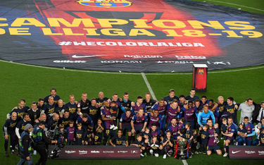 Messi strzela, Barcelona świętuje mistrzostwo Hiszpanii