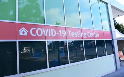 Punkt testowania na COVID-19 w Brisbane