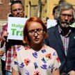 Przewodniczący partii Zieloni - Małgorzata Tracz i Marek Kossakowski