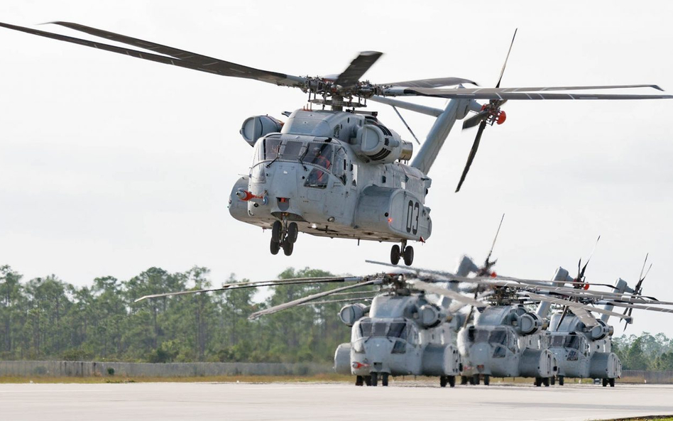 Prototypy śmigłowca CH-53K. Fot. Lockheed Martin.