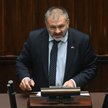 Minister sprawiedliwości, prokurator generalny Waldemar Żurek na sali obrad Sejmu.
