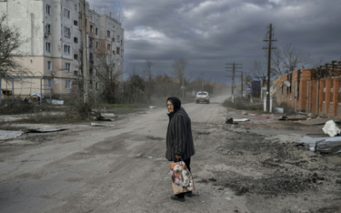 Jedna ze zniszczonych przez Rosjan miejscowości w obwodzie chersońskim