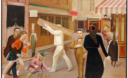 Jeden z najsławniejszych obrazów Balthusa, „Ulica”, 1933, olej.