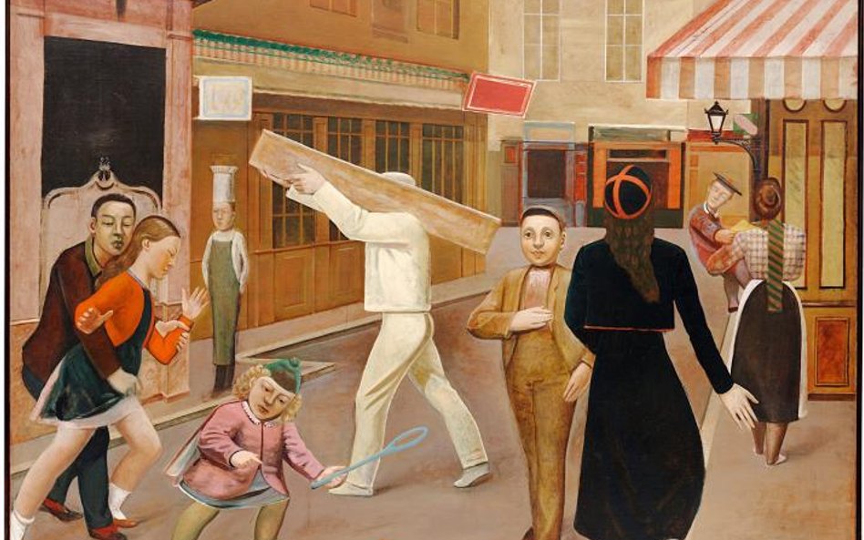 Jeden z najsławniejszych obrazów Balthusa, „Ulica”, 1933, olej.