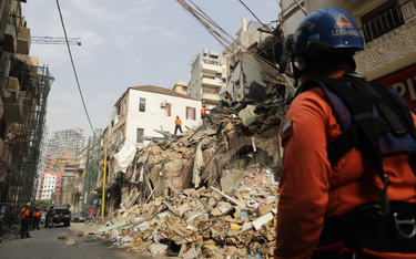 Oznaki życia pod gruzami miesiąc po eksplozji w Bejrucie