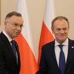 Prezydent Andrzej Duda i premier Donald Tusk