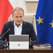 Premier Donald Tusk na posiedzeniu rządu