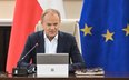 Premier Donald Tusk na posiedzeniu rządu
