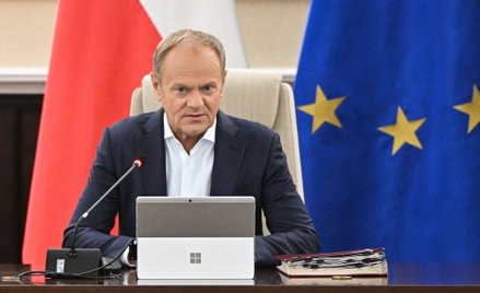 Premier Donald Tusk na posiedzeniu rządu