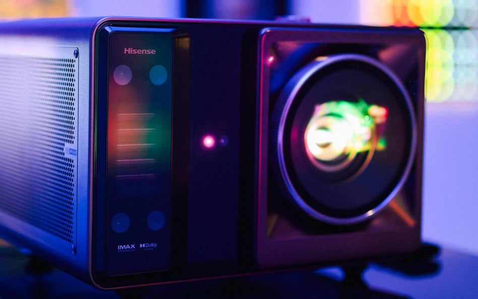 Zaawansowane technologicznie projektory laserowe pozwalają uzyskać obraz o przekątnej 100, 120, 150,