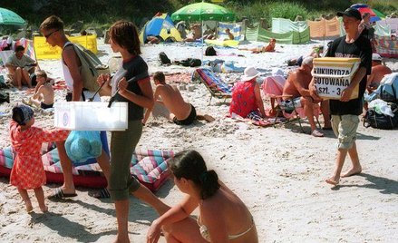 Handel na plaży bez kasy fiskalnej