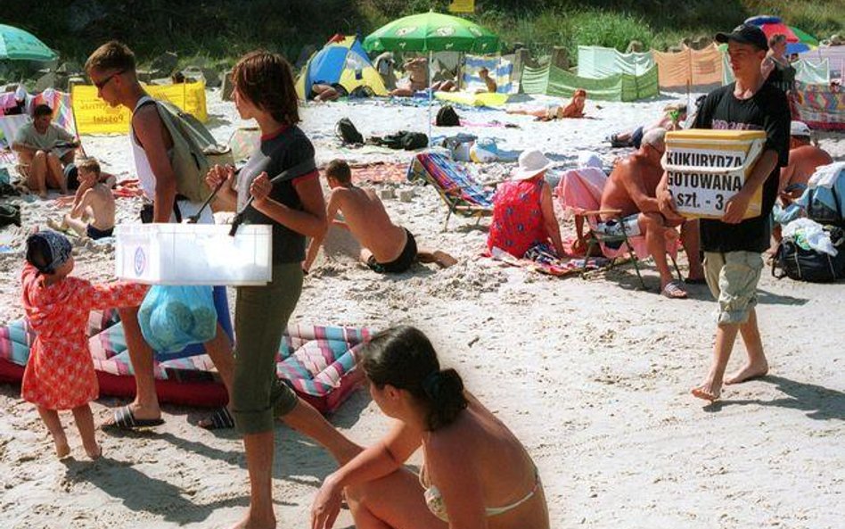 Handel na plaży bez kasy fiskalnej