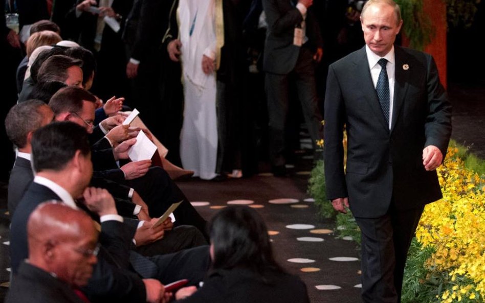 Włądimir Putin na szczycie G20 w Brisbane