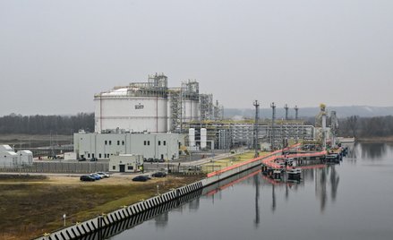 Morski Terminal Gazowy (gazoport) będący częścią projektu Polimery Police, fot. ilustracyjna