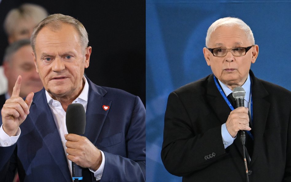 Donald Tusk i Jarosław Kaczyński