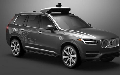 Autonomicznych samochód marki Volvo testowany przez Ubera