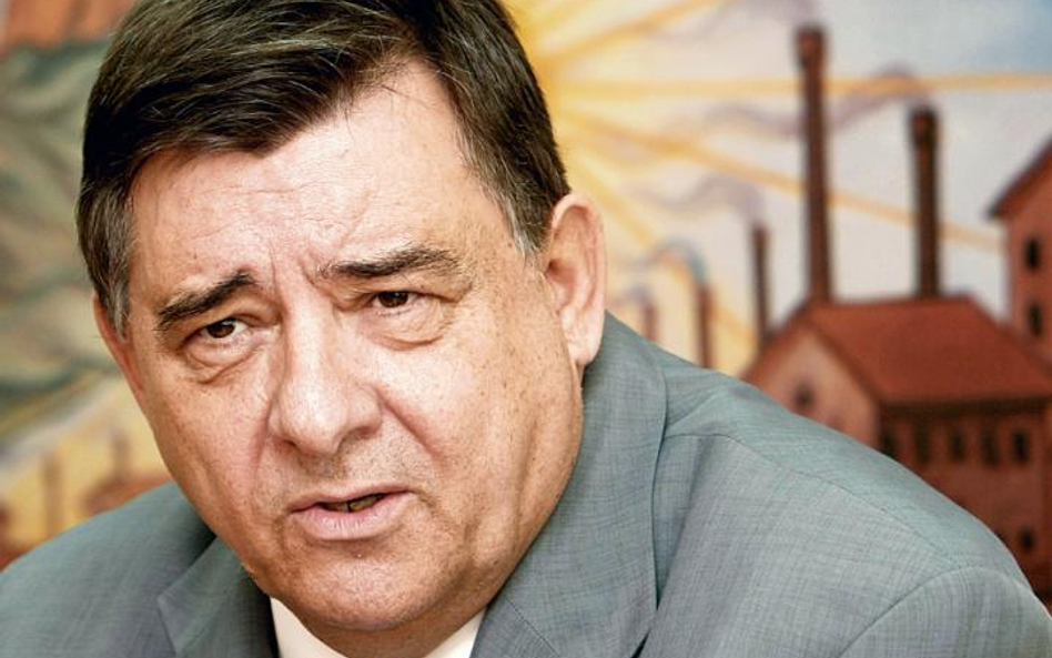 Georgios Karatzaferis, szef mało znaczącej partii LAOS, zdołał w?piątek wstrząsnąć rynkami. Fot. Blo