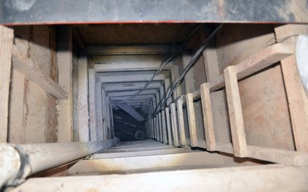 Tunel, którym uciekł "El Chapo" Guzman