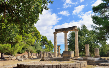 Ruiny starożytnej Olimpii