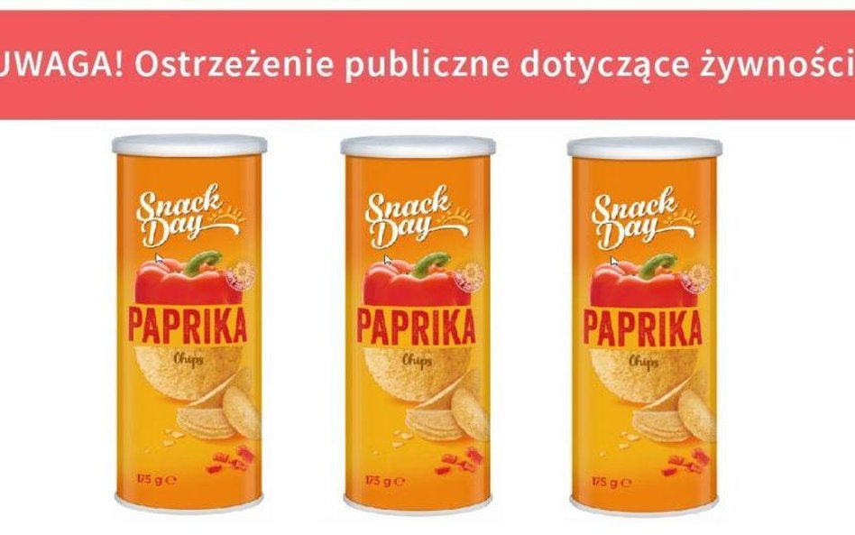 Chipsy z Lidla wycofane ze sprzedaży