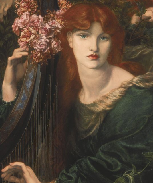 Dante Gabriel Rossetti  "La Ghirlandata ",1873  © Guildhall Art Gallery