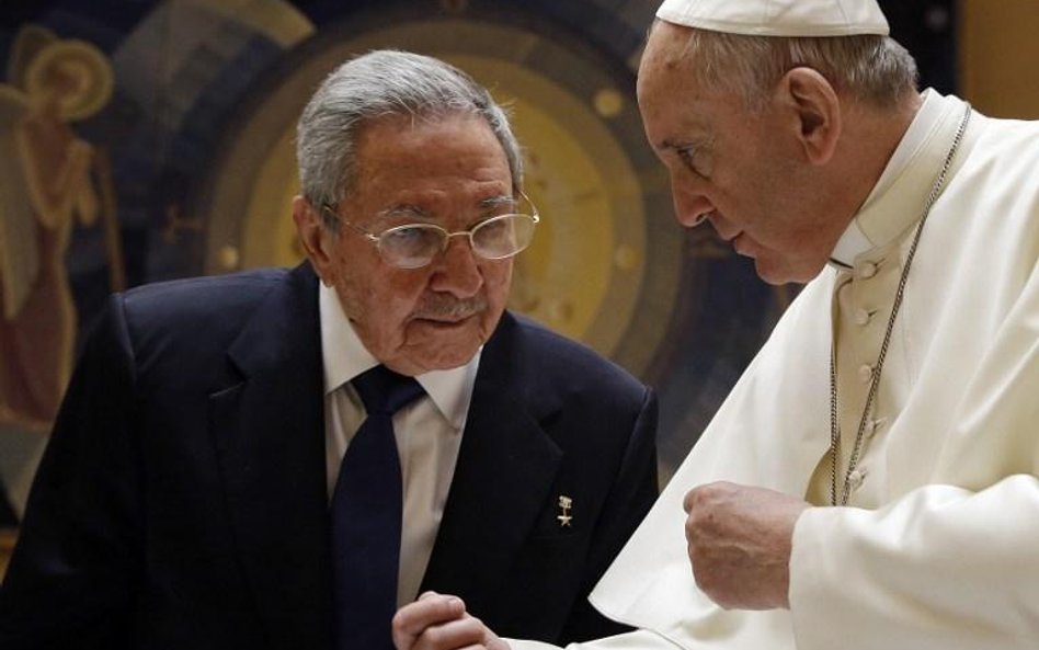 Raul Castro i papież Franciszek