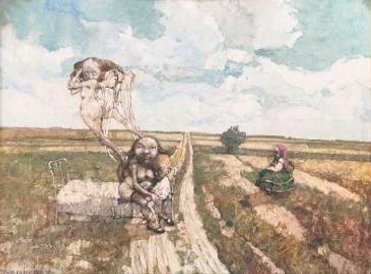 Sprzedawca liczy na 200 tys. zł za obraz Jerzego Dudy-Gracza.