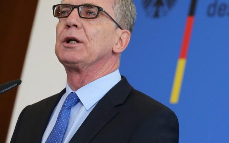 Minister de Maiziere prezentuje w czwartek koncepcję walki z terroryzmem