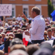 Donald Tusk w czasie marszu 4 czerwca
