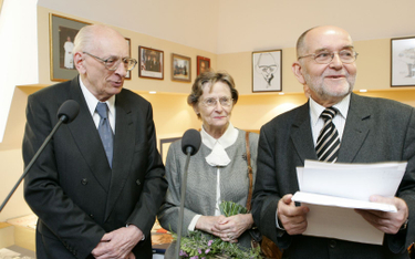 Uroczyste otwarcie Gabinetu im. Władysława i Zofii Bartoszewskich w Ossolineum, 2006 r.