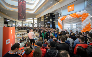 Tłumy klientów podczas otwarcia sklepu Xiaomi w Krakowie
