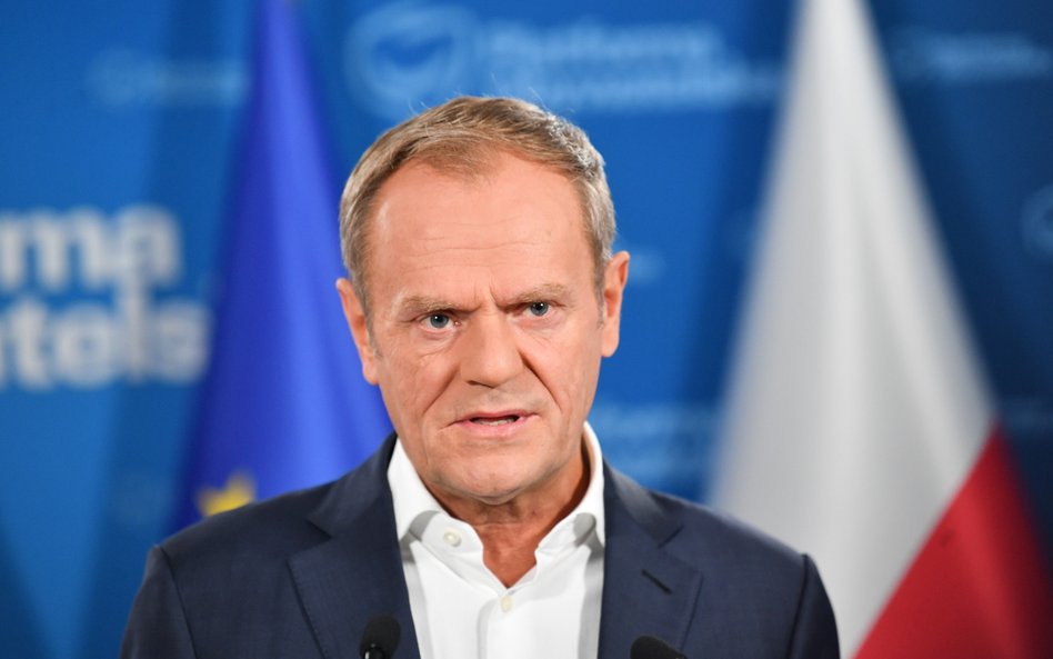 Przewodniczący Platformy Obywatelskiej Donald Tusk